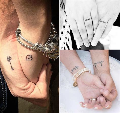 tatouage en.commun couple|Top 80+ des idées de tatouage de couple en commun